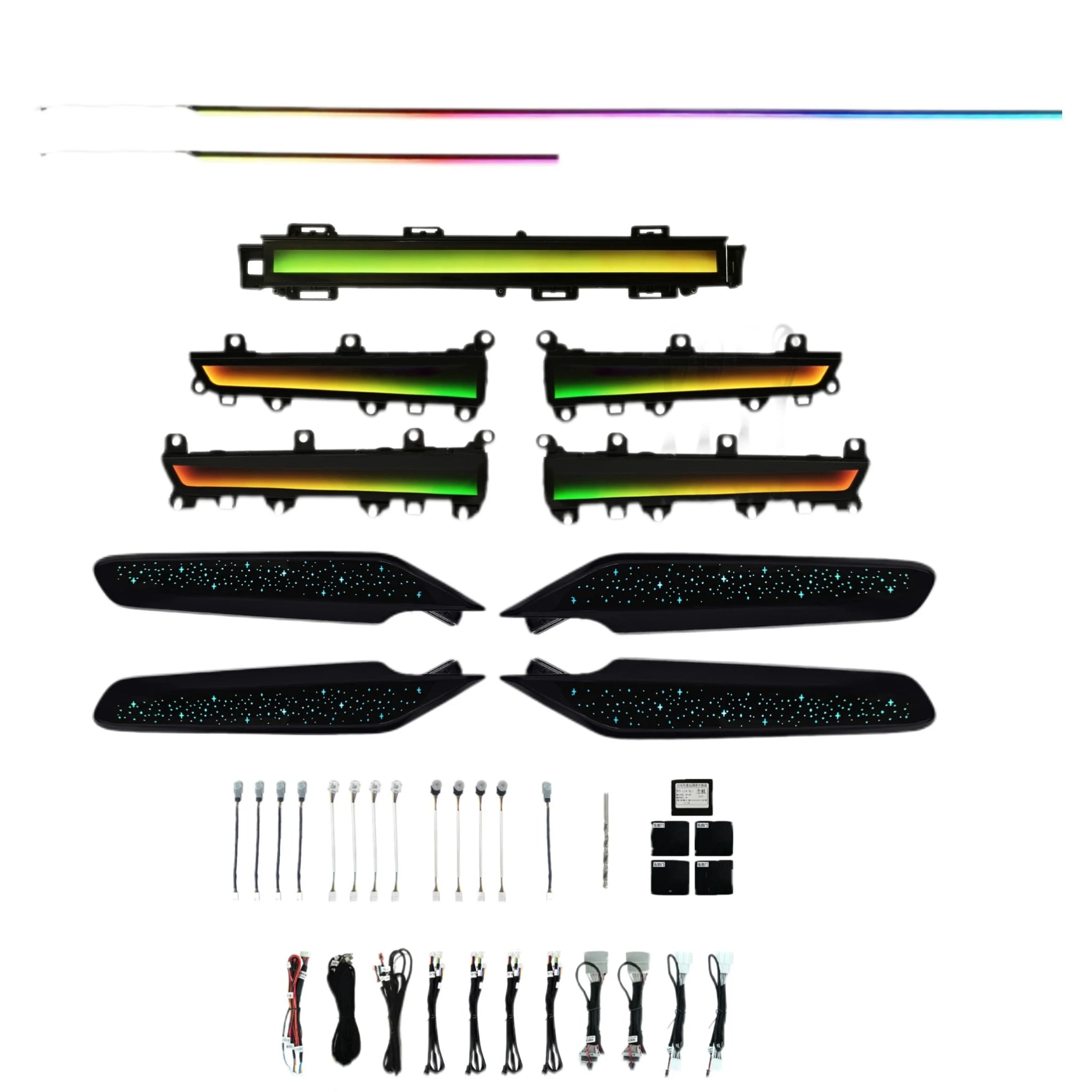 Factory Price Dynamic Style Car Symphony Ambient Light Atmosphere Decoration Kit for Honda Civic 11th 2022-2025 Auto Interior