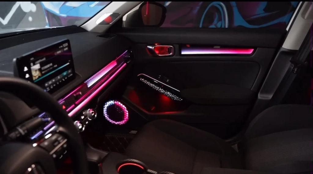 Factory Price Dynamic Style Car Symphony Ambient Light Atmosphere Decoration Kit for Honda Civic 11th 2022-2025 Auto Interior