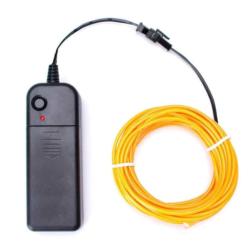 2026 Flexible Neon Lights Glow EL Wire Light Led Neon Sign Rope Cable Strip DIY Christmas Party Clothing Light Drop Shipping