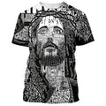 Jesus Is My Savior 3D Print Mens Womens T Shirts Fashion Cool Jesus T-shirt Summer Casual Y2k Short Sleeve Oversize Men Clothes