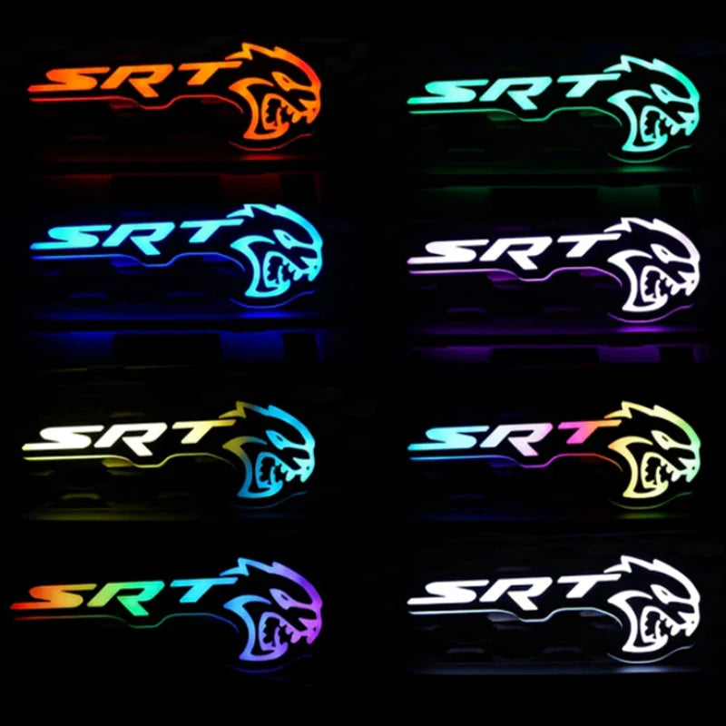 for 2015-2023 SRT Hellcat RGBW Flow Series LED Badge Emblem Logo For Dodge Charger