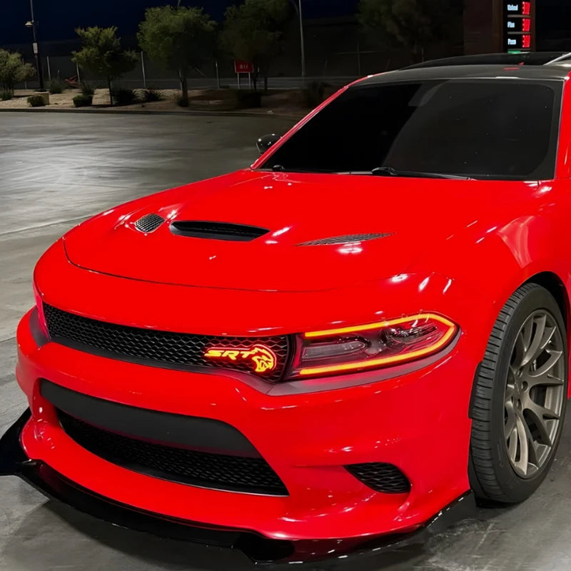 for 2015-2023 SRT Hellcat RGBW Flow Series LED Badge Emblem Logo For Dodge Charger