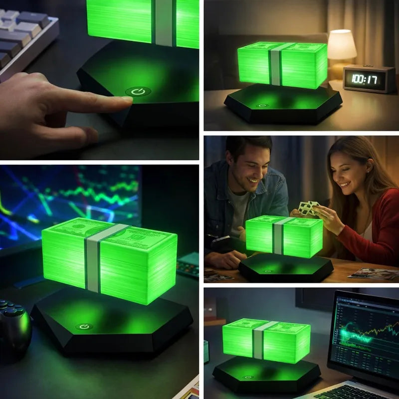 Floating Money Lamp Maglev Golden Lantern Grand Theft Auto Game Peripheral TK Same As Grand Theft Auto Birthday Gifts for Friend
