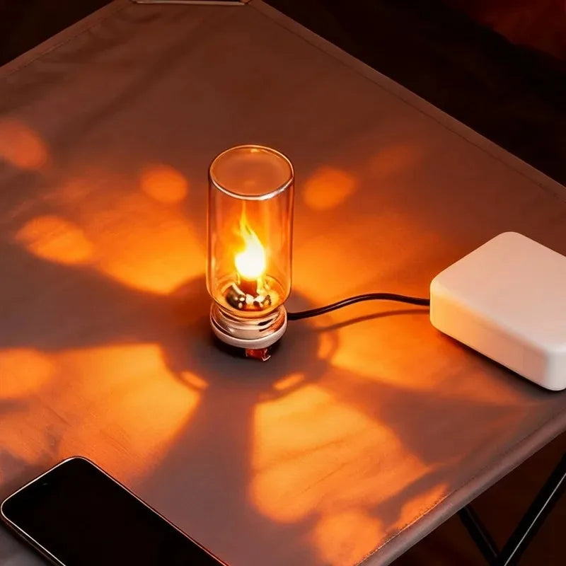 Car Interior Decoration Light Car Ambient Lamp Night Light for Holiday Home Auto Decoration 5V USB Led Flash Candles Light Bulb