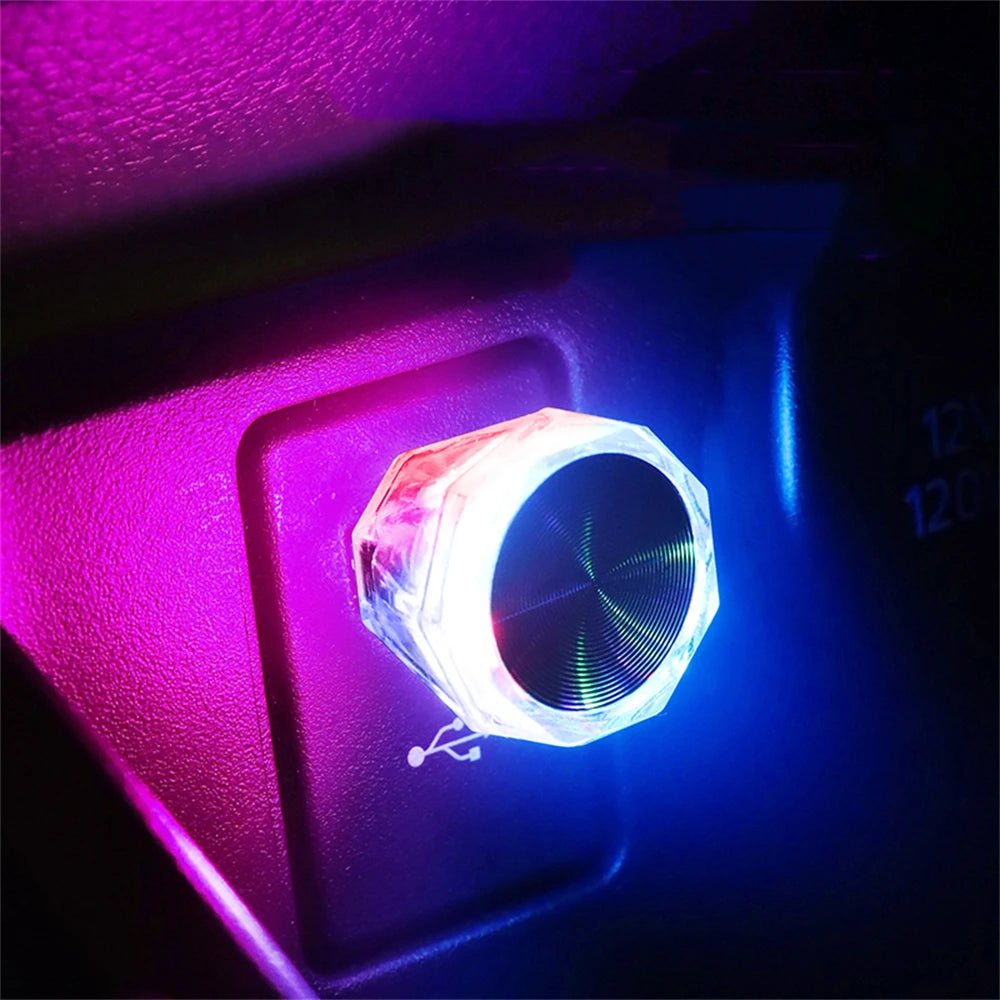 Usb Lamp Car Interior Lights Indoor Car Lighting Atmosphere Lamp Night Light Car Foot Ambient Car Atmosphere Light