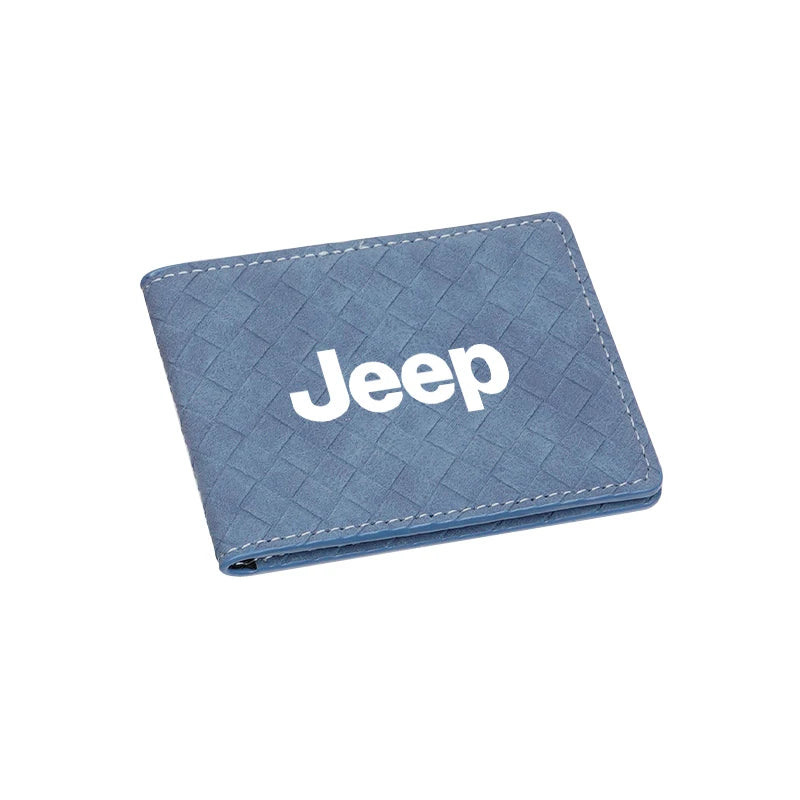 Car Driver's License Leather Cover Suede Protective Shell For Jeep Grand Cherokee Wrangler JK Gladiator Compass Renegade Patriot