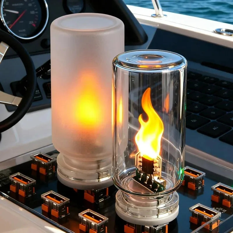 Car Interior Decoration Light Car Ambient Lamp Night Light for Holiday Home Auto Decoration 5V USB Led Flash Candles Light Bulb