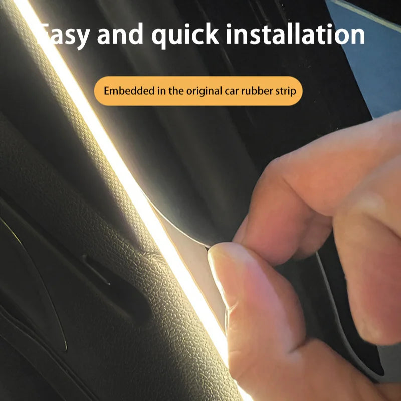 Car High Brightness Trunk Lighting Ambient Light Interior Decoration Led Wireless Automatic Sensing Tailgate Light Strip