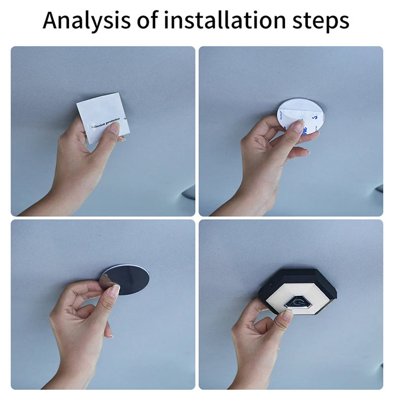 Car Interior Ambient Light Ceiling Lamp Car Reading Light Rechargeable LED Auto Styling Night Light For Automobiles Family Party