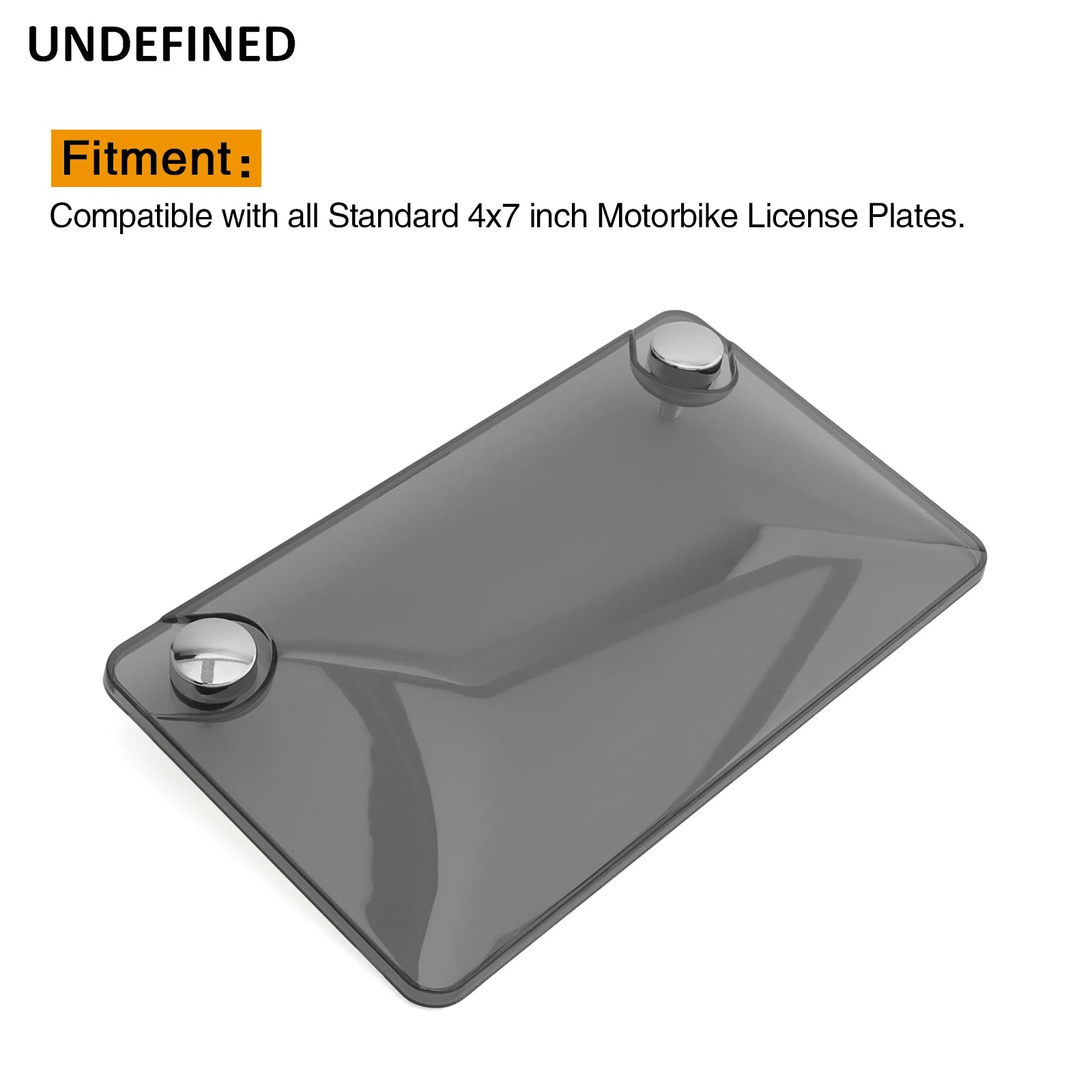 Motorcycle License Plate Frame Cover Shield License Protector Cover 4x7 inch License Plate Cover Moto License Plate Frame