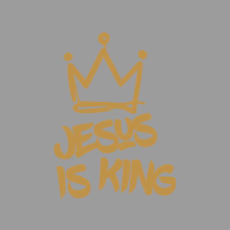 Jesus is King and wears a crown creative&funny stickers for cartoon fans&lover,high quality for car trucks motorcycles & laptops