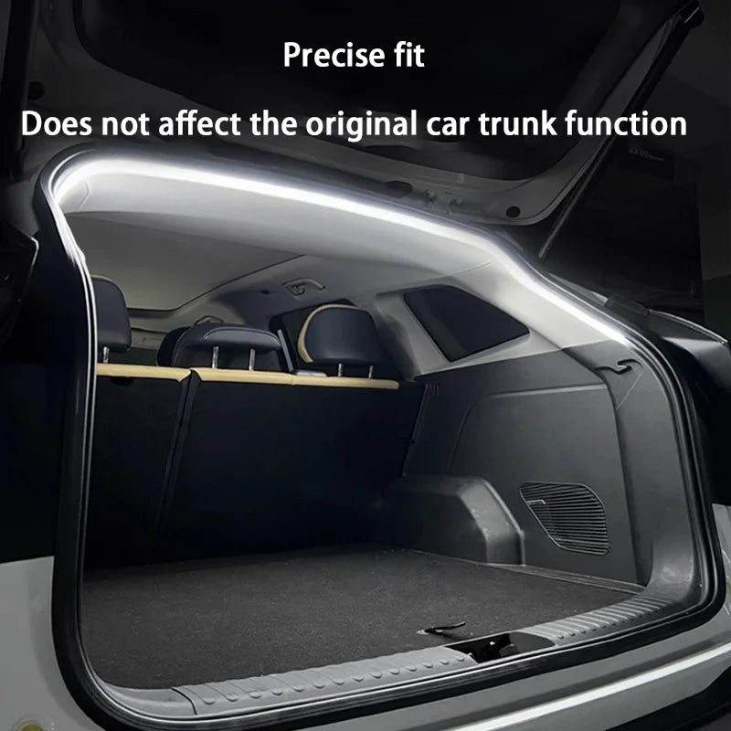 Car High Brightness Trunk Lighting Ambient Light Interior Decoration Led Wireless Automatic Sensing Tailgate Light Strip