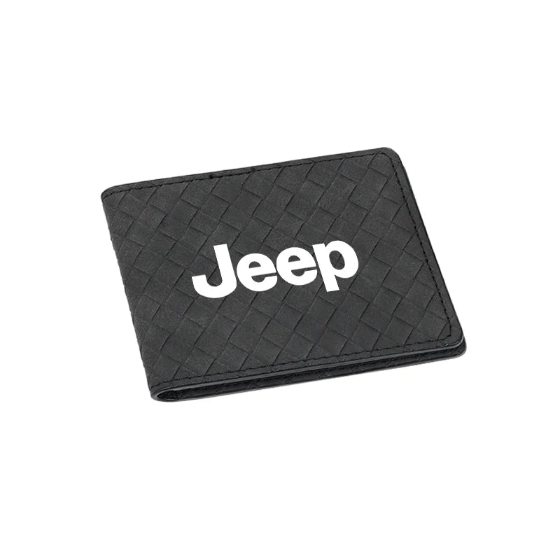 Car Driver's License Leather Cover Suede Protective Shell For Jeep Grand Cherokee Wrangler JK Gladiator Compass Renegade Patriot